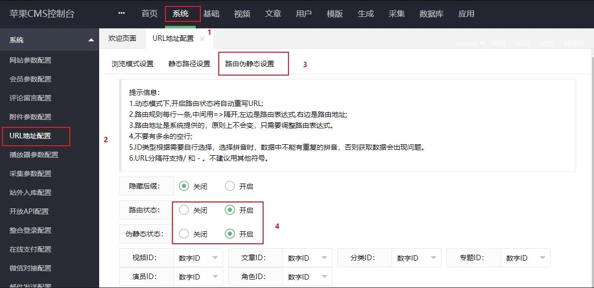 苹果CMSV10伪静态基础知识和设置的详细视频图文教程